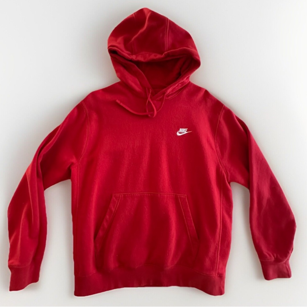 Nike Red Hoodie Sweatshirt